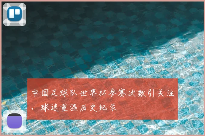 中国足球队世界杯参赛次数引关注，球迷重温历史纪录