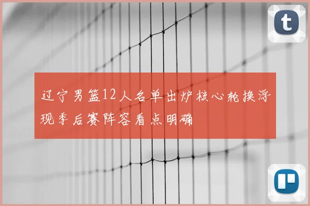 辽宁男篮12人名单出炉核心轮换浮现季后赛阵容看点明确